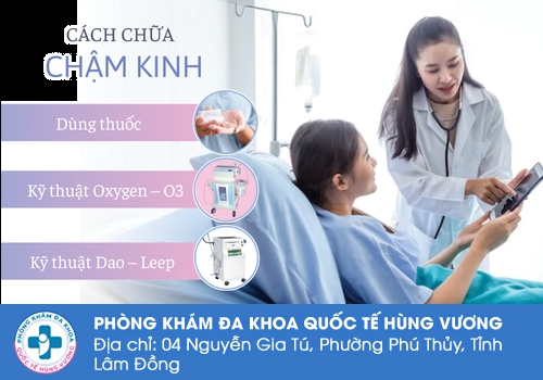 Các phương pháp hỗ trợ điều trị chậm kinh.