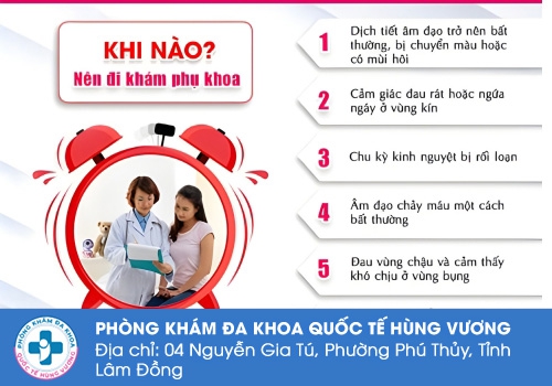 Khi nào chị em cần thăm khám phụ khoa?