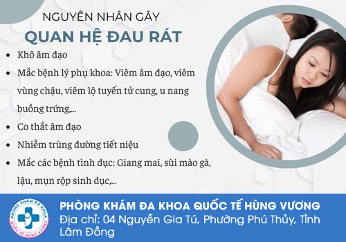 Một số nguyên nhân dẫn đến đau rát sau quan hệ.