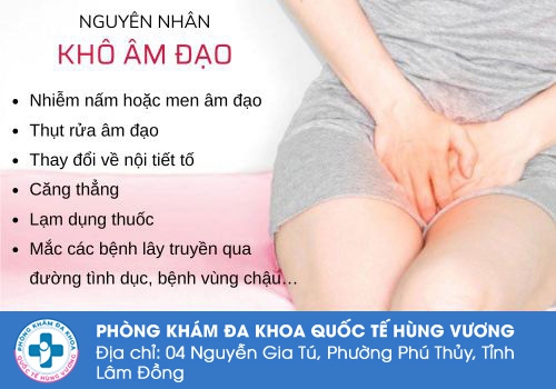 Những nguyên nhân gây khô âm đạo.